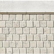 Рядовая плитка White Hills Тоскана гипс А565-00 с расшивкой 1 см