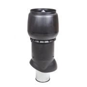Выход вытяжки XL 200х300х700 ИЗ черный с колпаком