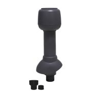 Вытяжная труба 75/110/500 серый