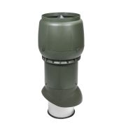 Выход вытяжки XL 250х300х700 ИЗ зеленый с колпаком