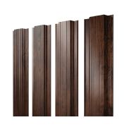Штакетник Прямоугольный 0,45 Print Elite Cherry Wood TwinColor
