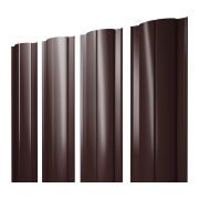 Штакетник Круглый 0,5 GreenCoat Pural BT, matt RR 887 шоколадно-коричневый (RAL 8017 шоколад)