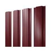 Штакетник Прямоугольный 0,45 Drap RAL 3005 красное вино