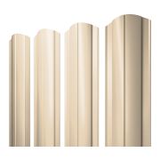 Штакетник Круглый фигурный 0,5 Satin RAL 1015 светлая слоновая кость