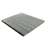 Плитка тротуарная Старый Город Серый h60 80х160 160х160 240х160