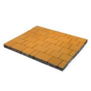 Плитка тротуарная Старый Город Оранжевый h60 80х160 160х160 240х160