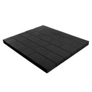 Плитка тротуарная Старый Город Черный h60 80х160 160х160 240х160