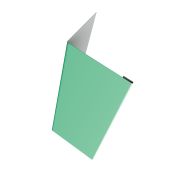 Нащельник (для калиток и ворот) 25х35 жалюзи Milan, Tokyo, Palermo 0,45 PE с пленкой RAL 6019 бело-зеленый (L1,68)