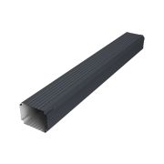 Труба гофрированная Vortex Lite 76х102х1000 мм PE RAL 7024 мокрый асфальт