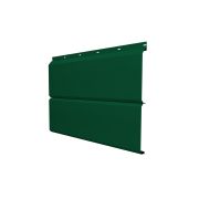 Софит ЭкоБрус с перфорацией 0,345 Grand Line 0,45 Drap с пленкой RAL 6005 зеленый мох