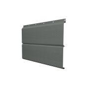 Софит ЭкоБрус с перфорацией 0,345 Grand Line 0,45 PE RAL 7005 мышино-серый