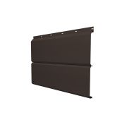 Софит ЭкоБрус с перфорацией 0,345 Grand Line 0,5 Quarzit lite с пленкой RR 32 темно-коричневый