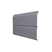 Софит ЭкоБрус с перфорацией 0,345 Grand Line 0,5 Satin с пленкой RAL 7004 сигнальный серый