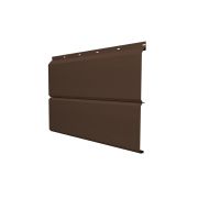 Софит ЭкоБрус с перфорацией 0,345 Grand Line 0,5 PurLite Matt RAL 8017 шоколад