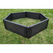 Грядочная доска 300х30 цвет серый 4 м (Тиснение)