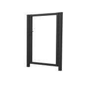 Калитка Жалюзи 1,68х1 RAL 7016 без заполнения