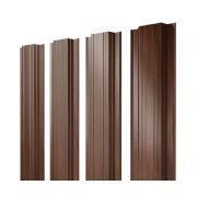 Штакетник Прямоугольный 0,45 Print Elite Choco Wood TwinColor