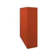 Кожух скатный д500/ш500/в1-1850/в2-1300 0,5 PurLite Matt с пленкой RAL 8004 терракота