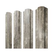 Штакетник Прямоугольный фигурный 0,45 Print Elite Nordic Wood TwinColor