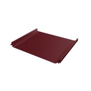Кликфальц Pro Grand Line 0,5 Satin Matt с пленкой на замках RAL 3005 красное вино