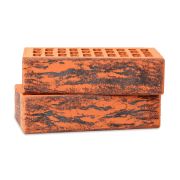 Кирпич облицовочный Воротынск красный 1 графит руст крупный 250х120х65 М150 F75