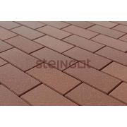 Плитка тротуарная Steingot Прямоугольник (фаска 1,5мм) 200х100х60мм коричневый частичный прокрас