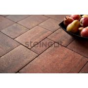 Плитка тротуарная Steingot Бавария высота 60мм Terracotta частичный прокрас