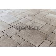 Плитка тротуарная Steingot Бавария высота 60мм Травертин частичный прокрас