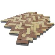 Плитка тротуарная SteinRus Паркет высота 60мм гладкий ST агат