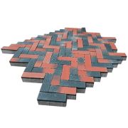 Плитка тротуарная SteinRus Паркет высота 60мм гладкий ST корунд