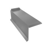 Планка торцевая сегментная 30мм Левая 0,5 Satin с пленкой RAL 7004 сигнальный серый