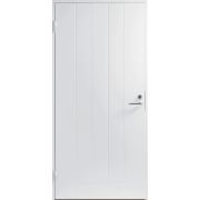 Дверь входная JW Basic B0010 М10х21 с дверной коробкой, белая, левая
