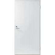 Дверь входная JW Basic B0010 М9х21 с дверной коробкой, белая, правая