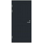 Дверь входная JW Function F2000 М10х21 с дверной коробкой, темно-серая, левая