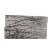 Кирпич обл Воротынск белый графит 1 руст 250х120х65 М175 F75
