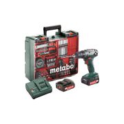 Дрель аккумуляторная + набор оснастки Metabo BS 14.4 (602206880)
