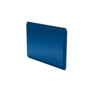 Кассета фасадная прямая открытого типа 0,7 c порошковым покрытием RAL 5005 сигнальный синий