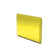 Кассета фасадная прямая открытого типа с порошковым покрытием, 1,2 мм RAL 1018 цинково-желтый