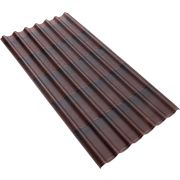 Черепица Ондулин коричневая