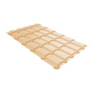 Металлочерепица Верховье квадро профи Grand Line 0,45 Полиэстер RAL 1014 слоновая кость