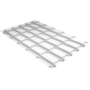 Металлочерепица Верховье квадро профи Grand Line 0,5 Satin RAL 9003 сигнальный белый