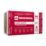 Утеплитель RockWool Лайт Баттс 1000х600х100 (5 шт/пач; 3м2; 0,3м3; 20 пач/пал)