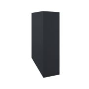 Кожух скатный д725/ш470/в1-1080/в2-650 0,5 Satin с пленкой RAL 7024 мокрый асфальт