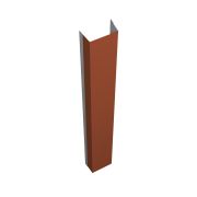 Крепежная планка верхняя Texas 0,5 Satin с пленкой RAL 8004 терракота