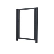 Калитка Жалюзи 2,5х1 RAL 7024 без заполнения