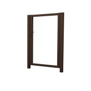 Калитка Жалюзи 2,50х1 RAL 8017 без заполнения