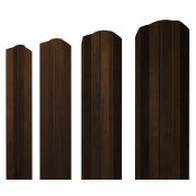 Штакетник М-образный А фигурный 0,45 Print Elite Chestnut Wood