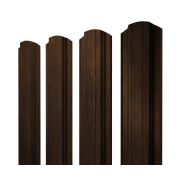 Штакетник Прямоугольный фигурный 0,45 Print Elite Chestnut Wood