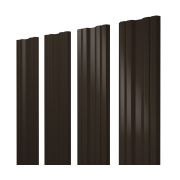 Штакетник Twin 0,45 Drap ST RR 32 темно-коричневый