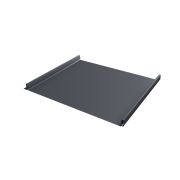 Кликфальц Pro Fin Grand Line 0,5 PurLite Matt с пленкой на замках RAL 7024 мокрый асфальт